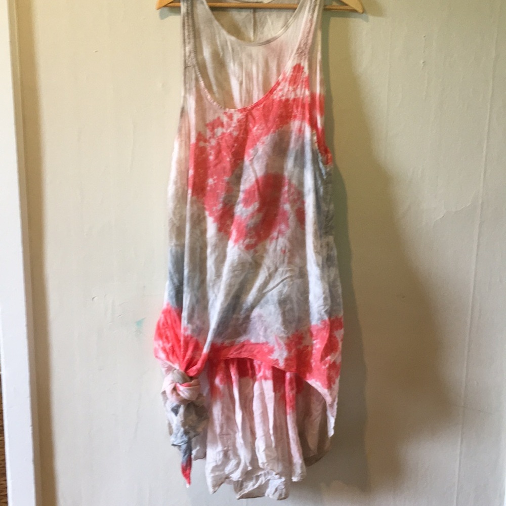 Cotton tie dye dress